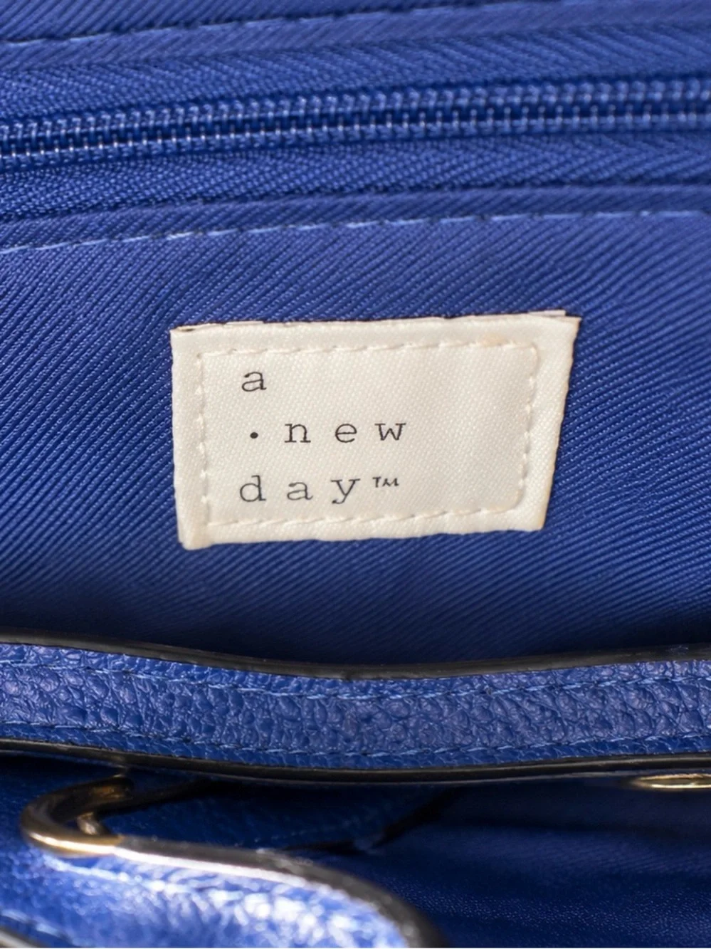 A New Day Navy Blue Structured Handbag